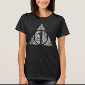 Universal Studios Wizarding World Harry‎ Potter Deathly Hallow Crop Shirt Top M